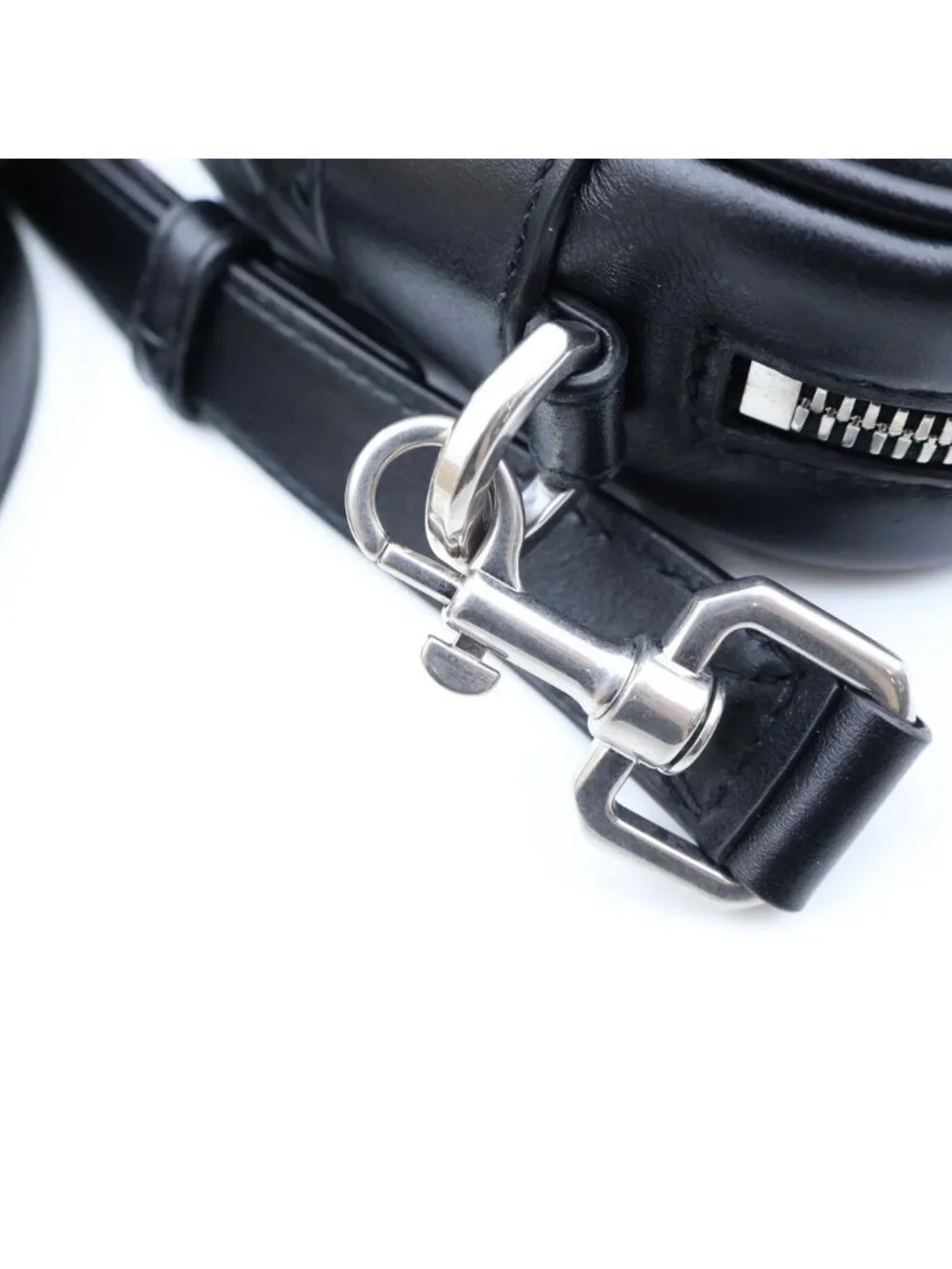 Bottega Veneta Intrecciato Camera Bag Black Leather